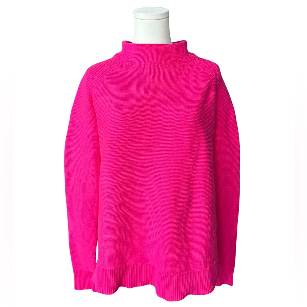 Kinross Pink Cowl Neck Sweater